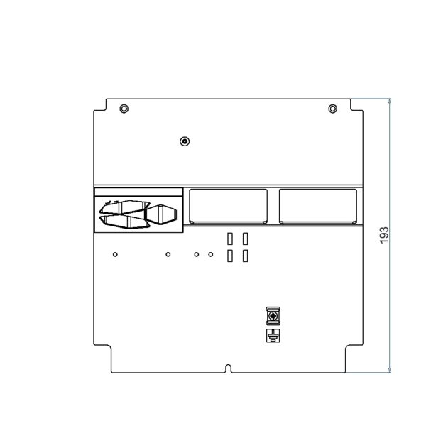 Produktbild UBD 210 218  -  Steckdoseneinsatz für 6 FLF inkl. 1x 3xT13/s, weiss
